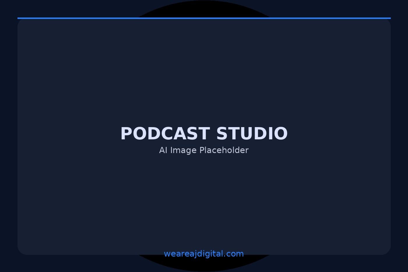 Professional podcast production studio in Miami with premium microphones, cinematic lighting, and multi-camera setup