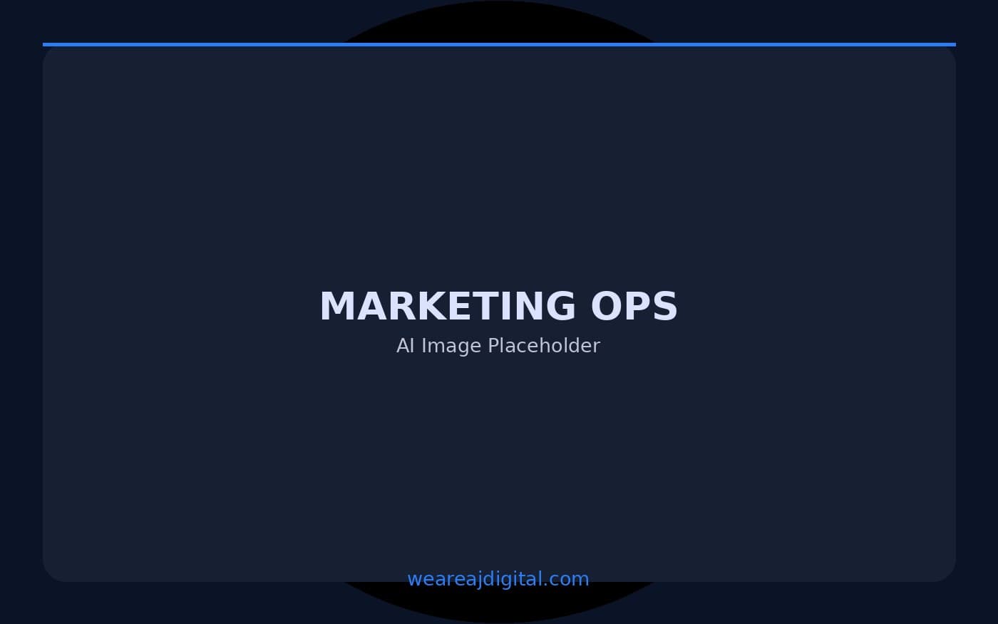 Marketing operations dashboard showing analytics, workflow automation, and content planning